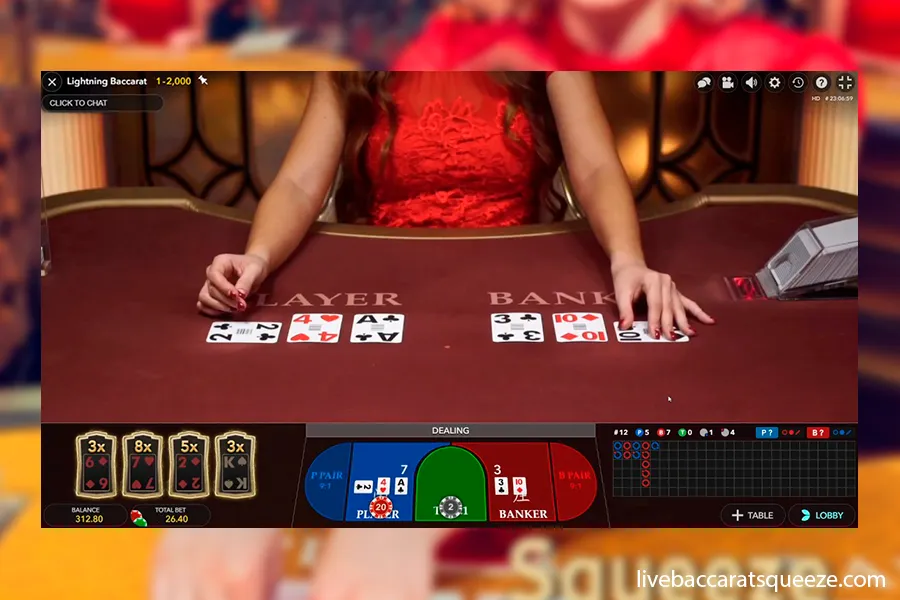 Live Baccarat Squeeze Demo Preview